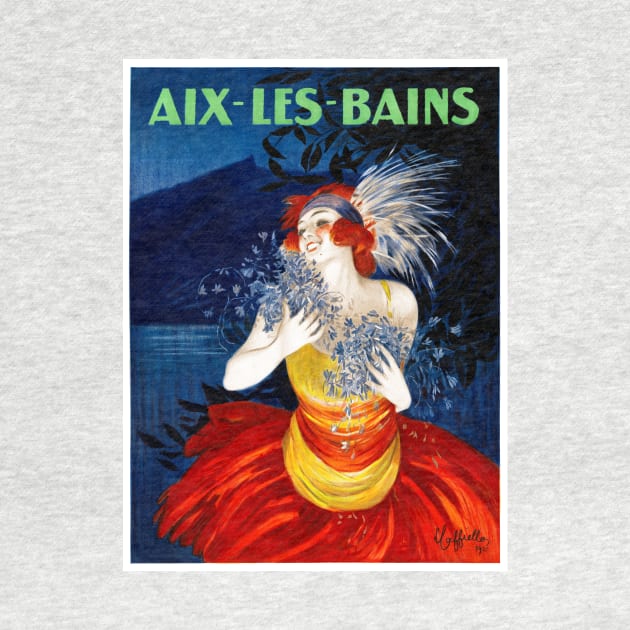 Vintage Travel Poster France Aix les Bains by vintagetreasure